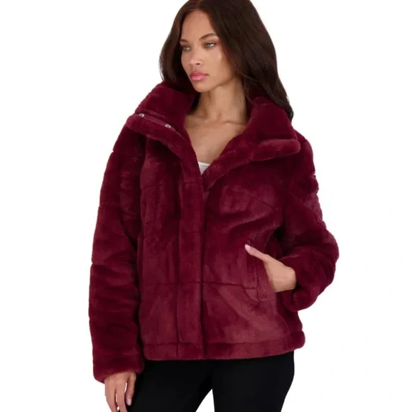 Avec Les Filles Jackets Coats Nwt Avec Les Fillesfaux Fur